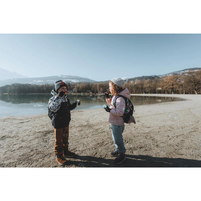 Quechua Warme En Waterdichte Wandelschoenen SH500 Leer Klittenband Kinderen Maat 24-34 - Afbeelding 14